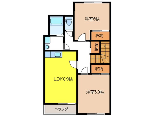 フレグランスさくらの物件間取画像